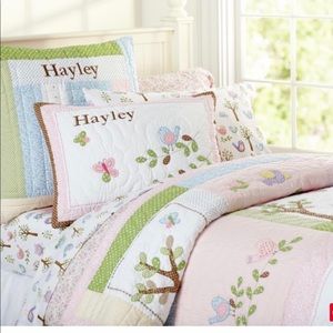 Pottery Barn Kids twin Hayley Quilt & Sham